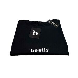 bestir Supima Cotton Tee - Onyx
Black- Slim Fit